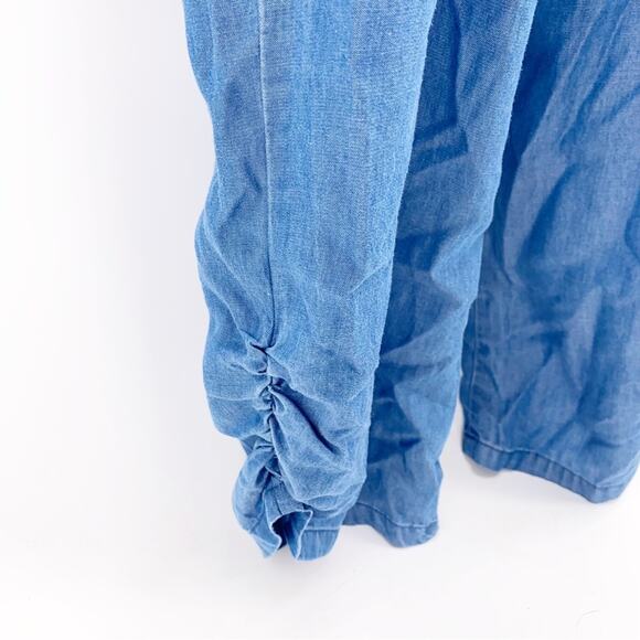 NEW Lovers + Friends Denim Jumpsuit Size Large - Picture 7 of 10